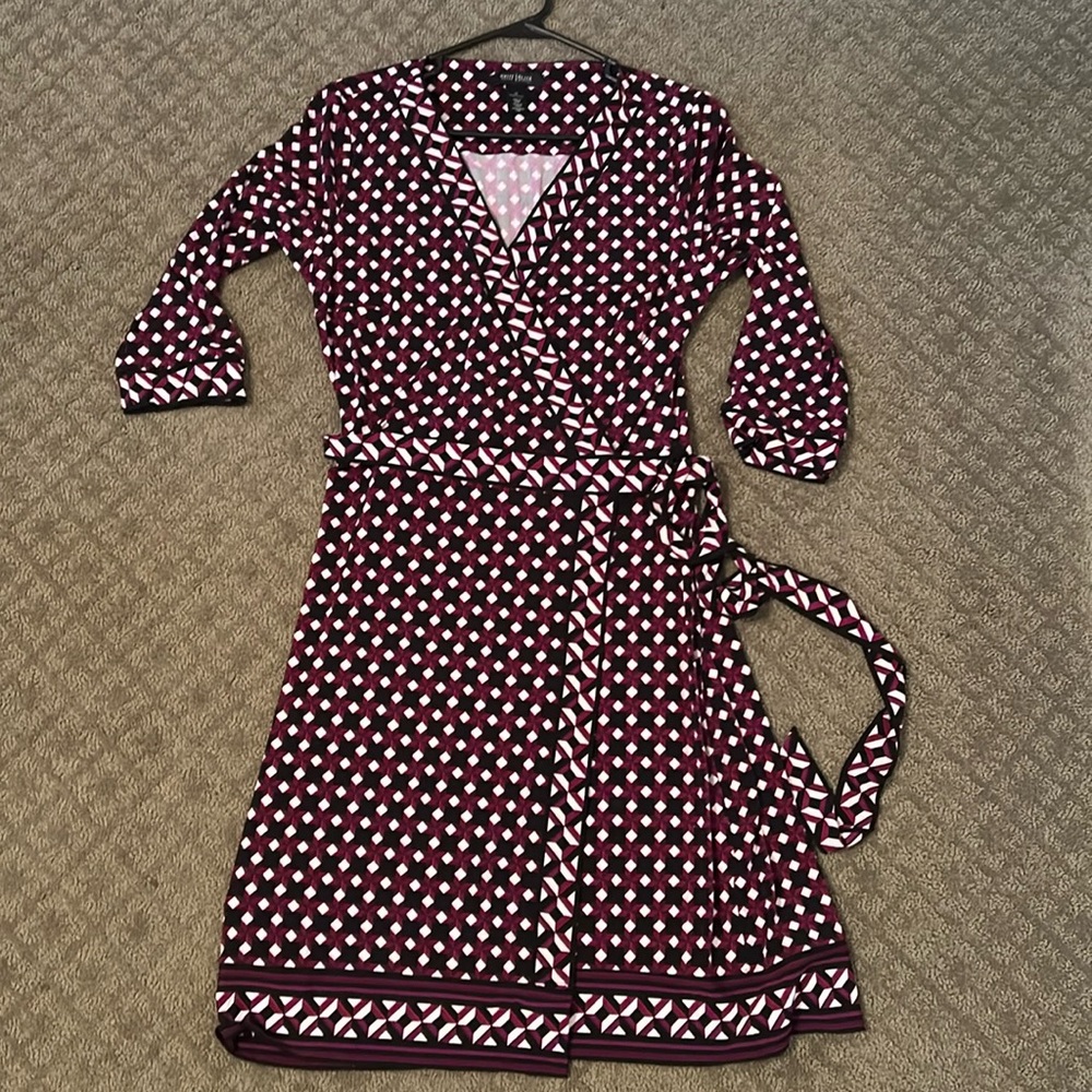 White House Black Market wrap dress 12